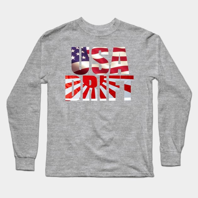 USA Drift Long Sleeve T-Shirt by SirOric0826